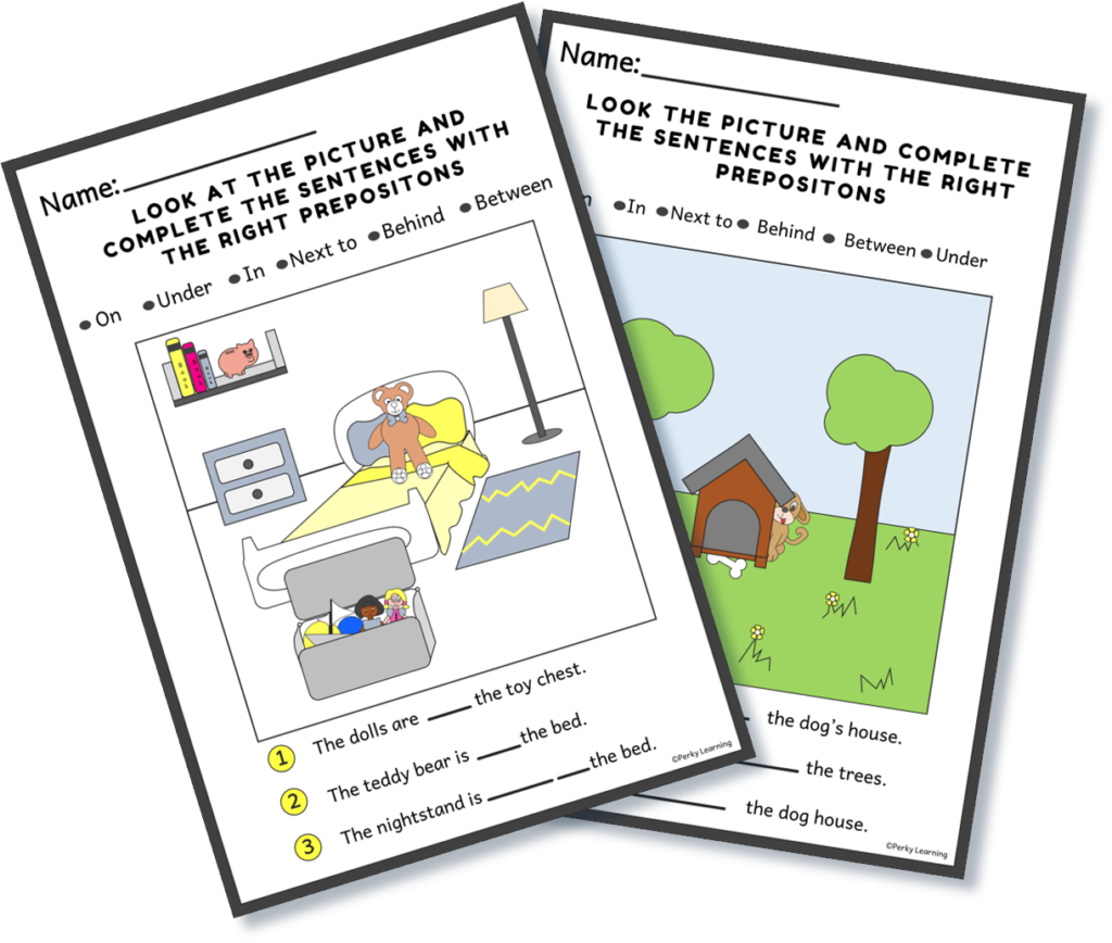 Preposition of Place - Perky Learning